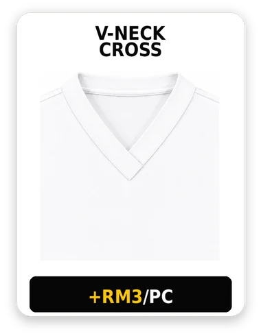 Vneck Cross collar option